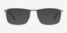 Daytona Gunmetal MétalMontures de lunettes de vue d'EyeBuyDirect, Avec des Verres Teintés