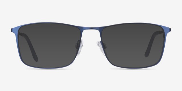 Daytona Bleu MétalMontures de lunettes de vue d'EyeBuyDirect, Avec des Verres Teintés