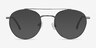 Earhart Blue Tortoise MetalEyeglass Frames from EyeBuyDirect, with Tinted Lenses