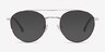 Earhart Red Tortoise MetalEyeglass Frames from EyeBuyDirect, with Tinted Lenses