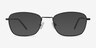 Verse Black MetalEyeglass Frames from EyeBuyDirect, with Tinted Lenses