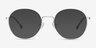 Progress Blue Silver MétalMontures de lunettes de vue d'EyeBuyDirect, Avec des Verres Teintés