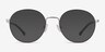 Progress Brown Silver MetalEyeglass Frames from EyeBuyDirect, with Tinted Lenses