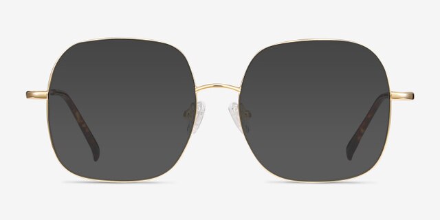 Movement Golden MetalEyeglass Frames from EyeBuyDirect, with Tinted Lenses