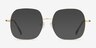 Movement Golden MetalEyeglass Frames from EyeBuyDirect, with Tinted Lenses