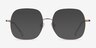 Movement Or rose MétalMontures de lunettes de vue d'EyeBuyDirect, Avec des Verres Teintés