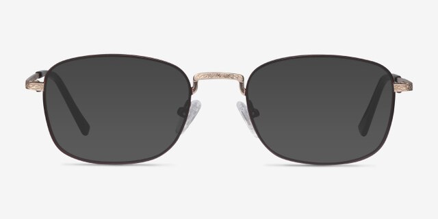 Tampa Red MetalEyeglass Frames from EyeBuyDirect, with Tinted Lenses