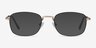 Tampa Red MetalEyeglass Frames from EyeBuyDirect, with Tinted Lenses