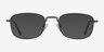 Tampa Black MetalEyeglass Frames from EyeBuyDirect, with Tinted Lenses