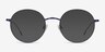 Dapper Navy MetalEyeglass Frames from EyeBuyDirect, with Tinted Lenses