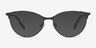 Sisi Black MetalEyeglass Frames from EyeBuyDirect, with Tinted Lenses