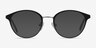 Broadway Black MetalEyeglass Frames from EyeBuyDirect, with Tinted Lenses