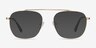 Moxie Doré MétalMontures de lunettes de vue d'EyeBuyDirect, Avec des Verres Teintés