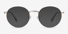 Bistro Golden MetalEyeglass Frames from EyeBuyDirect, with Tinted Lenses