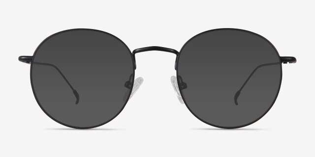 Novel Black MetalEyeglass Frames from EyeBuyDirect, with Tinted Lenses