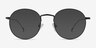 Novel Black MetalEyeglass Frames from EyeBuyDirect, with Tinted Lenses