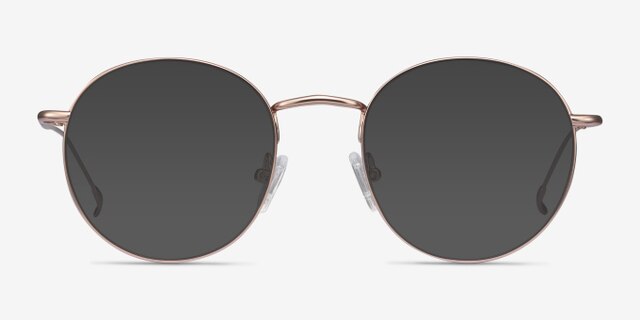 Novel Or rose MétalMontures de lunettes de vue d'EyeBuyDirect, Avec des Verres Teintés