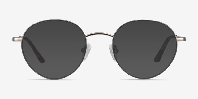 Retell Green MetalEyeglass Frames from EyeBuyDirect, with Tinted Lenses