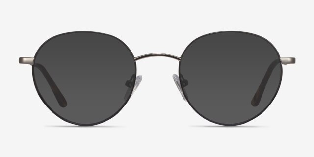 Retell Noir MétalMontures de lunettes de vue d'EyeBuyDirect, Avec des Verres Teintés