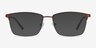 Castle Café MétalMontures de lunettes de vue d'EyeBuyDirect, Avec des Verres Teintés