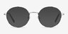 Aero Gray Floral MétalMontures de lunettes de vue d'EyeBuyDirect, Avec des Verres Teintés