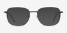 Aspect Black MetalEyeglass Frames from EyeBuyDirect, with Tinted Lenses