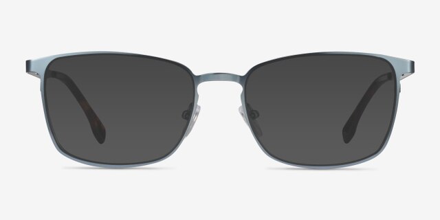 Dakota Blue MetalEyeglass Frames from EyeBuyDirect, with Tinted Lenses
