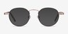 Orbit Brown Acetate-metalEyeglass Frames from EyeBuyDirect, with Tinted Lenses