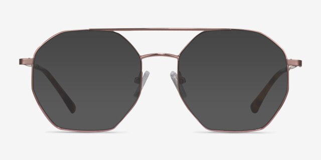 Eight Or rose MétalMontures de lunettes de vue d'EyeBuyDirect, Avec des Verres Teintés