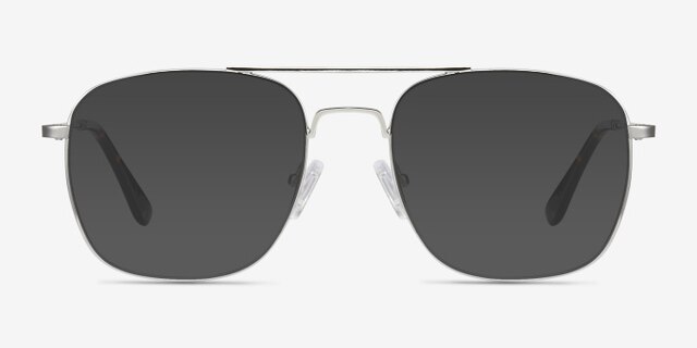 Fame Silver MetalEyeglass Frames from EyeBuyDirect, with Tinted Lenses