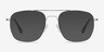 Fame Silver MetalEyeglass Frames from EyeBuyDirect, with Tinted Lenses