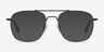 Fame Black MetalEyeglass Frames from EyeBuyDirect, with Tinted Lenses