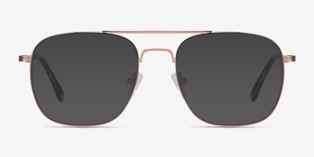 Fame Rose Gold MetalEyeglass Frames from EyeBuyDirect, with Tinted Lenses