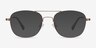 Courser Or rose MétalMontures de lunettes de vue d'EyeBuyDirect, Avec des Verres Teintés