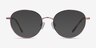 Twirl Rose Gold MetalEyeglass Frames from EyeBuyDirect, with Tinted Lenses
