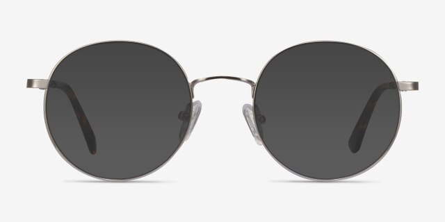 Streetwise Silver MetalEyeglass Frames from EyeBuyDirect, with Tinted Lenses