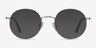 Streetwise Silver MetalEyeglass Frames from EyeBuyDirect, with Tinted Lenses