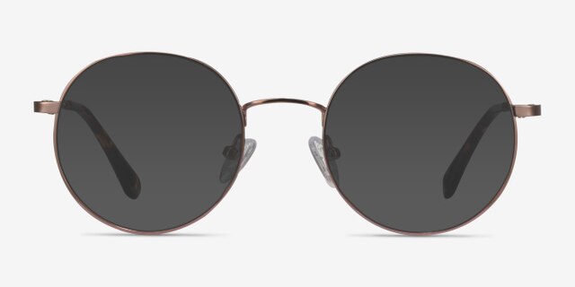Streetwise Rose Gold MetalEyeglass Frames from EyeBuyDirect, with Tinted Lenses