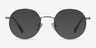 Streetwise Rose Gold MetalEyeglass Frames from EyeBuyDirect, with Tinted Lenses