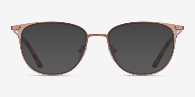 Vita Or rose MétalMontures de lunettes de vue d'EyeBuyDirect, Avec des Verres Teintés