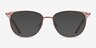 Vita Or rose MétalMontures de lunettes de vue d'EyeBuyDirect, Avec des Verres Teintés