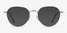 Inspire Golden MetalEyeglass Frames from EyeBuyDirect, with Tinted Lenses