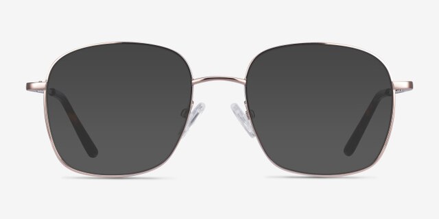 Archive Rose Gold MetalEyeglass Frames from EyeBuyDirect, with Tinted Lenses