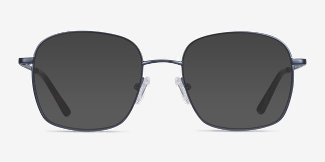 Archive Navy MetalEyeglass Frames from EyeBuyDirect, with Tinted Lenses