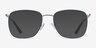Reason Navy MetalEyeglass Frames from EyeBuyDirect, with Tinted Lenses