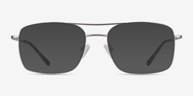 Daymo Silver MetalEyeglass Frames from EyeBuyDirect, with Tinted Lenses