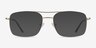 Daymo Gold MetalEyeglass Frames from EyeBuyDirect, with Tinted Lenses