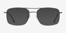 Daymo Brown MetalEyeglass Frames from EyeBuyDirect, with Tinted Lenses