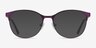 Kali Violet MétalMontures de lunettes de vue d'EyeBuyDirect, Avec des Verres Teintés