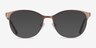 Kali Or rose MétalMontures de lunettes de vue d'EyeBuyDirect, Avec des Verres Teintés